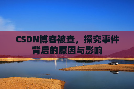 CSDN博客被查,探究事件背后的原因与影响